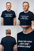 Koszulka Klasyczna Kiedy Tata Mowi Dam Rade