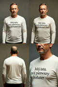 Longsleeve Moj Tata Moj Pierwszy Bohater Prezent na Dzien Ojca