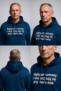 Bluza Hoodie Najlepsze Rozmowy z Tata Przy Masce Auta