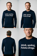 Longsleeve Silnik Spokoj Polska Droga Prezent dla Taty
