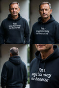 Bluza Hoodie Tata Wychowany na Honorze Patriotyczny Prezent